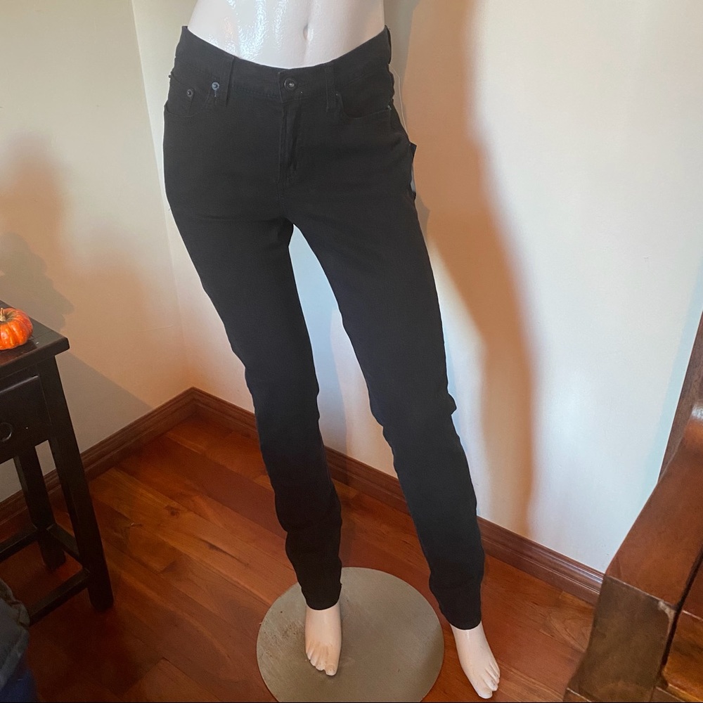 KAREN KANE lifestyle Cece black skinny jeans 33.5 inseam!